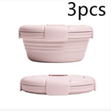 Outdoor Picnic Silicone Folding Lunch Box