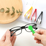 Glasses cleaning clips