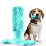 Toothbrush for dog cheeks